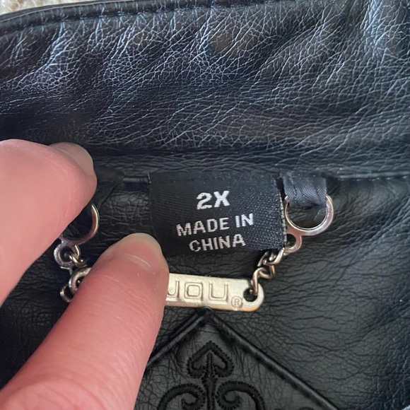 Jou Jou Faux Leather Jacket - Picture 5 of 16